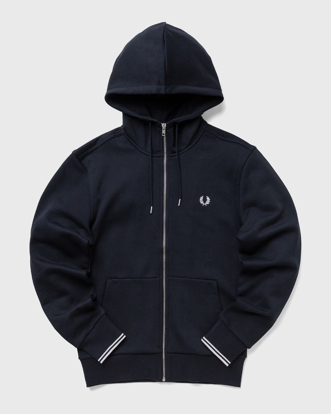 Fred Perry HOODED ZIP THROUGH SWEATSHIRT