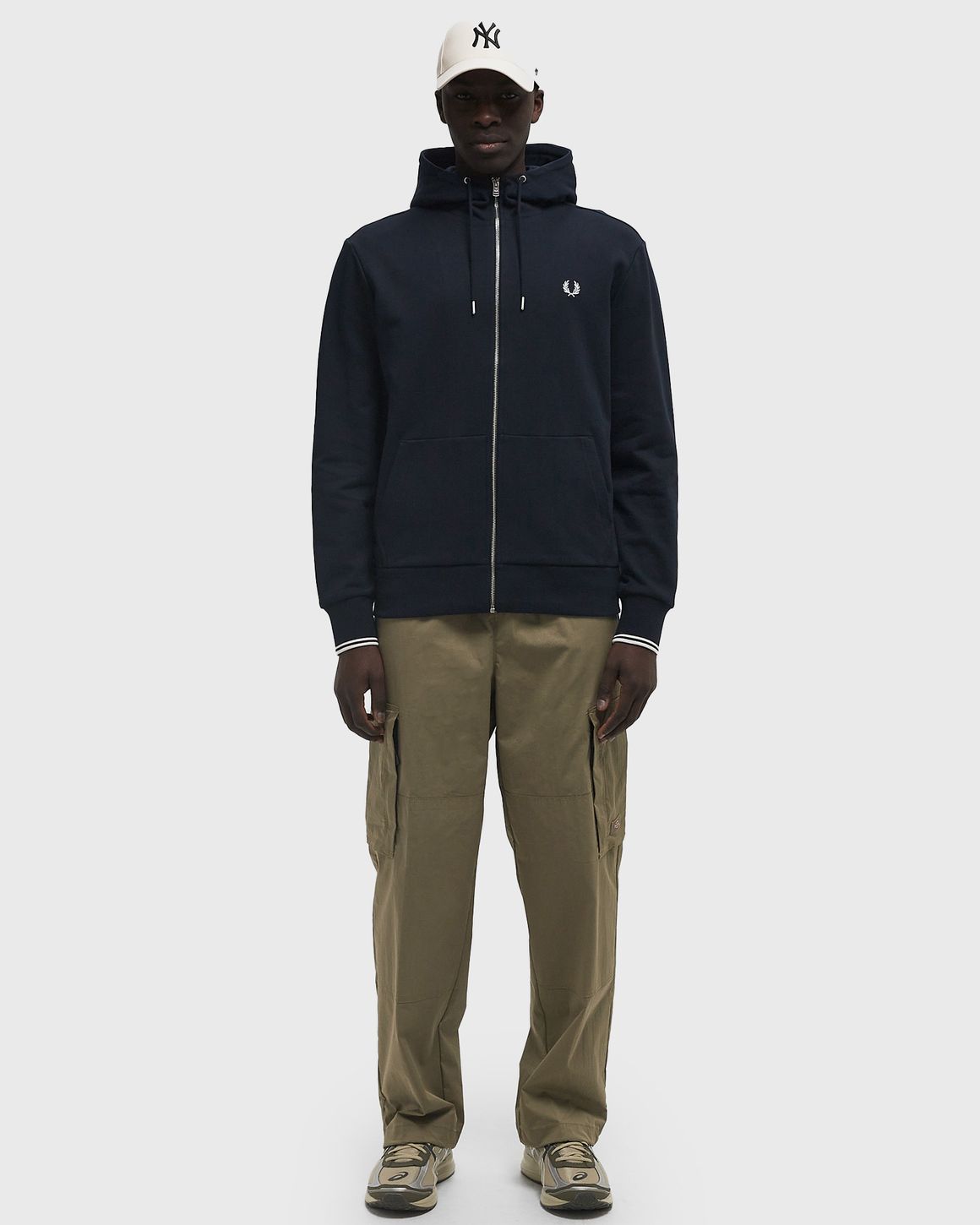 Fred Perry HOODED ZIP THROUGH SWEATSHIRT – Ansicht 2