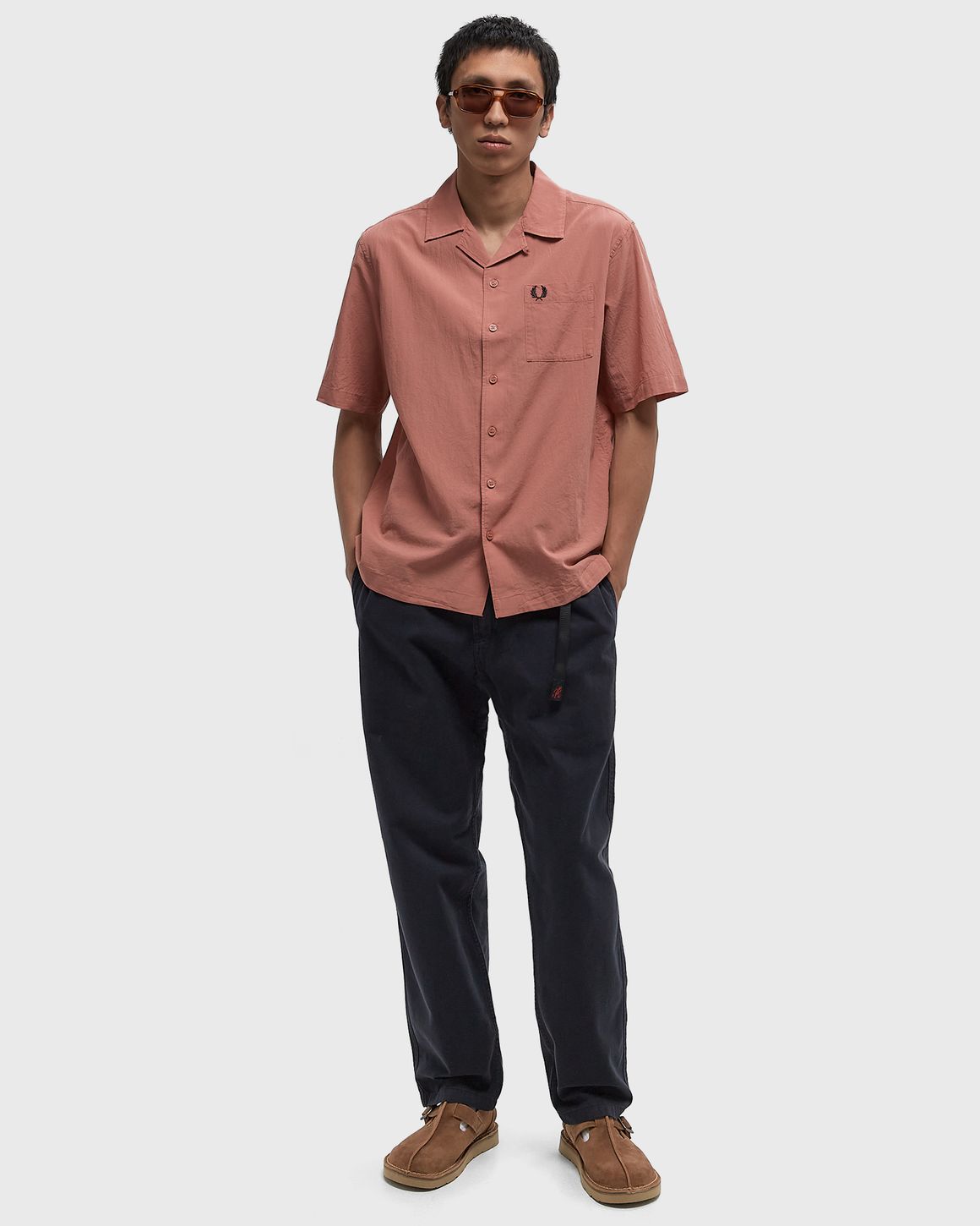 Fred Perry LIGHTWEIGHT TEXTURE REVERE COL – Ansicht 2