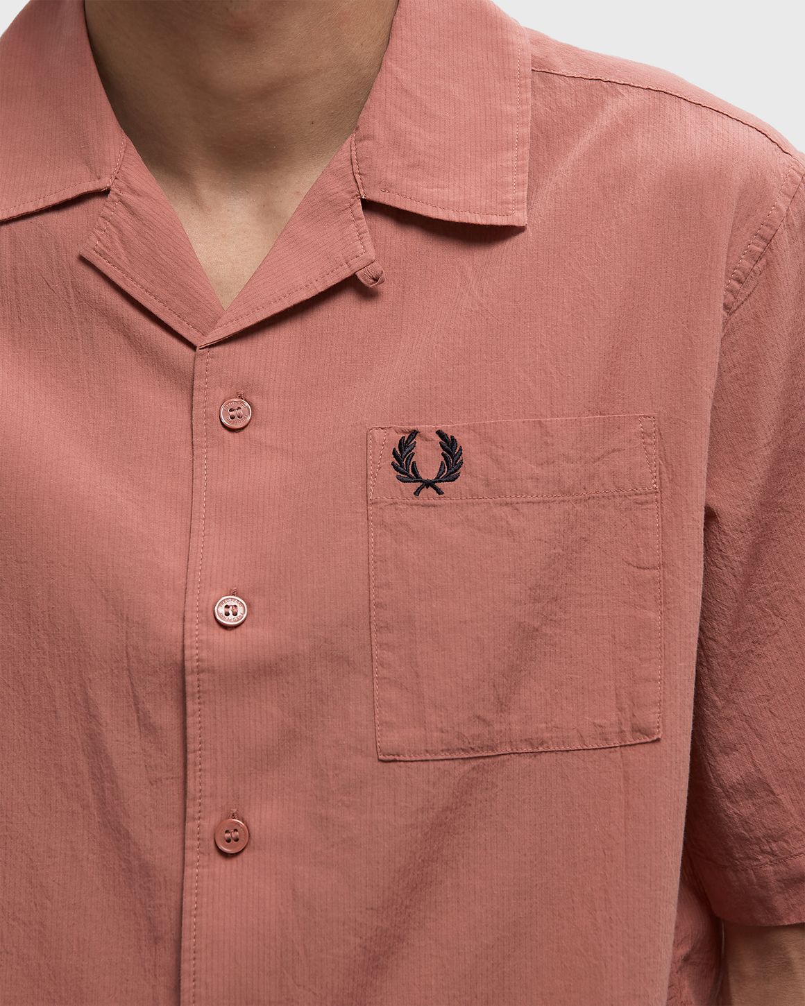 Fred Perry LIGHTWEIGHT TEXTURE REVERE COL – Ansicht 3
