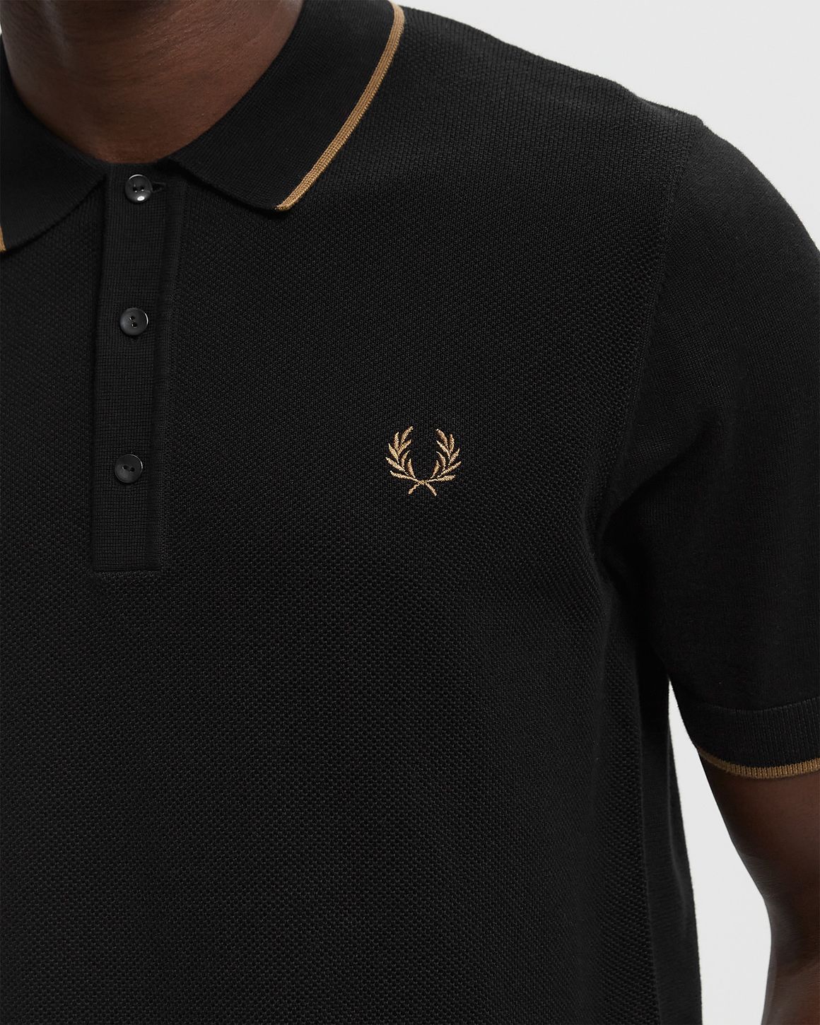 Fred Perry PIQUE STITCH KNITTED SHIRT – Ansicht 3