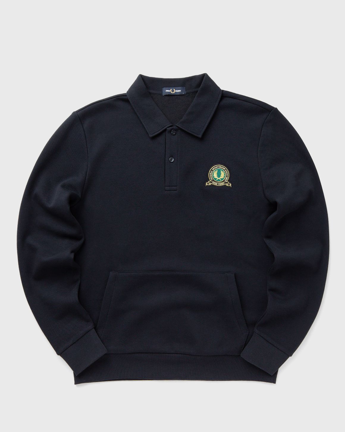 Fred Perry TENNIS BADGE COLLARED SWEATSHI