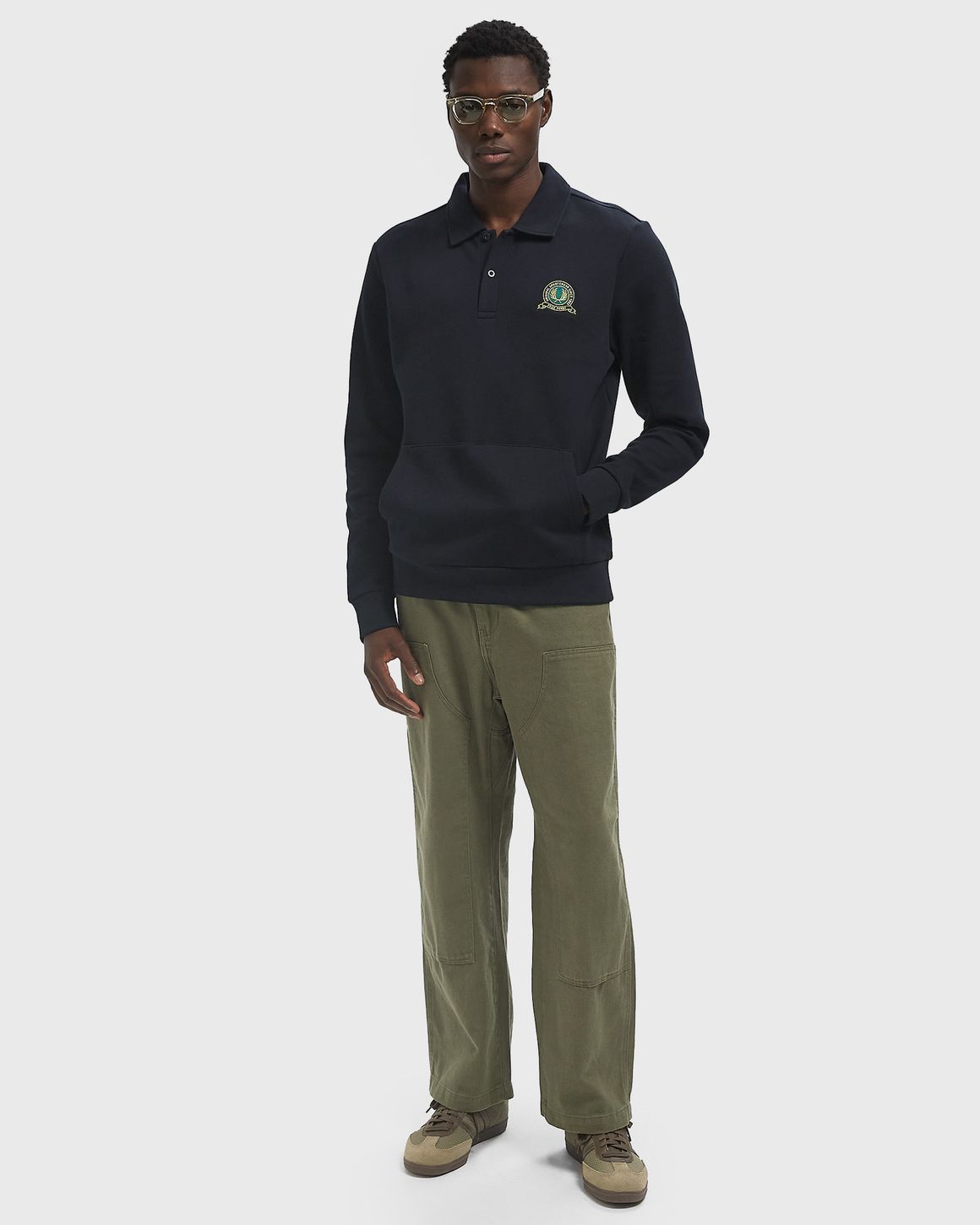 Fred Perry TENNIS BADGE COLLARED SWEATSHI – Ansicht 2