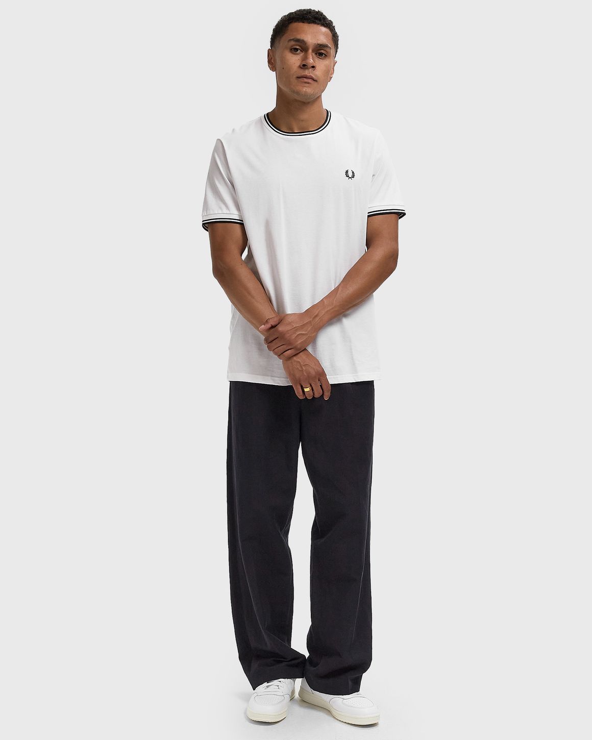 Fred Perry TWINTIPPEDT-SHIRT – Ansicht 2