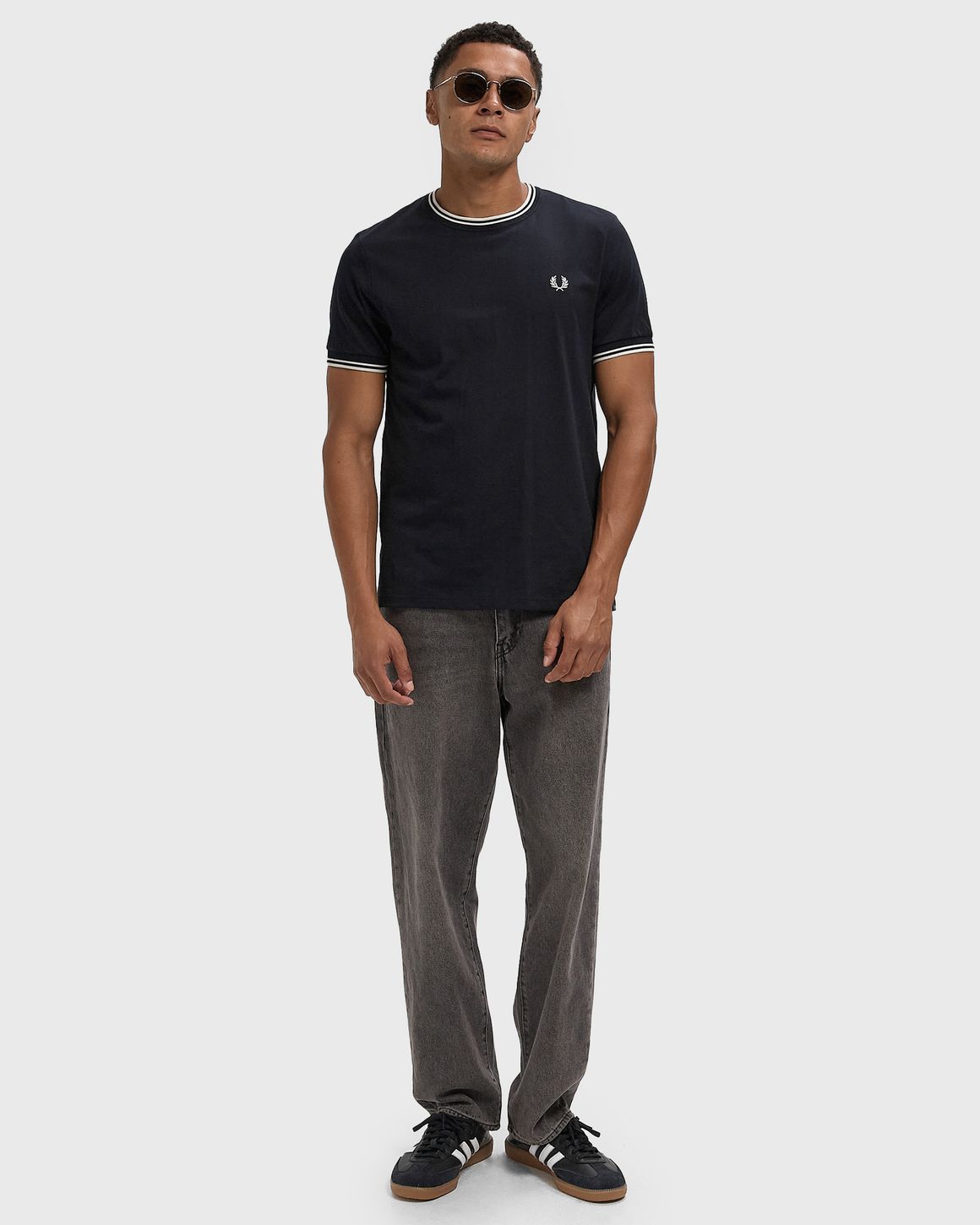 Fred Perry TWINTIPPEDT-SHIRT – Ansicht 2