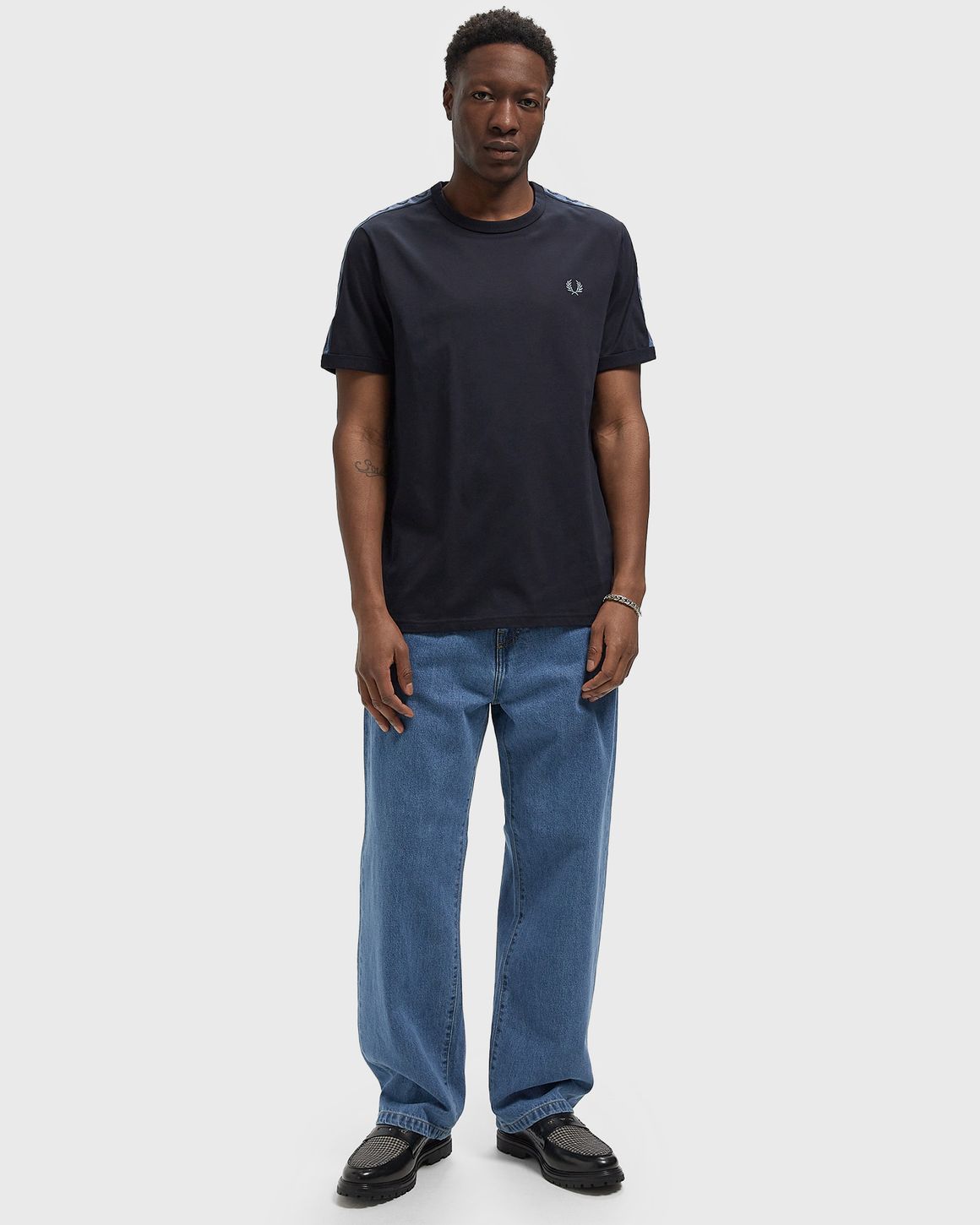 Fred Perry CONTRAST TAPE RINGER T-SHIRT – Ansicht 2