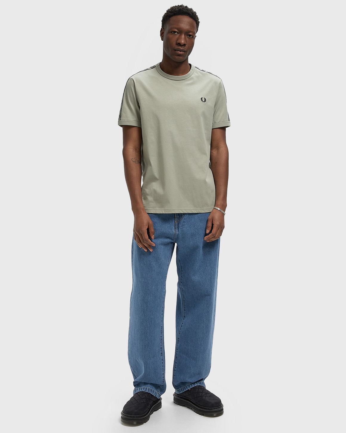 Fred Perry CONTRAST TAPE RINGER T-SHIRT – Ansicht 2