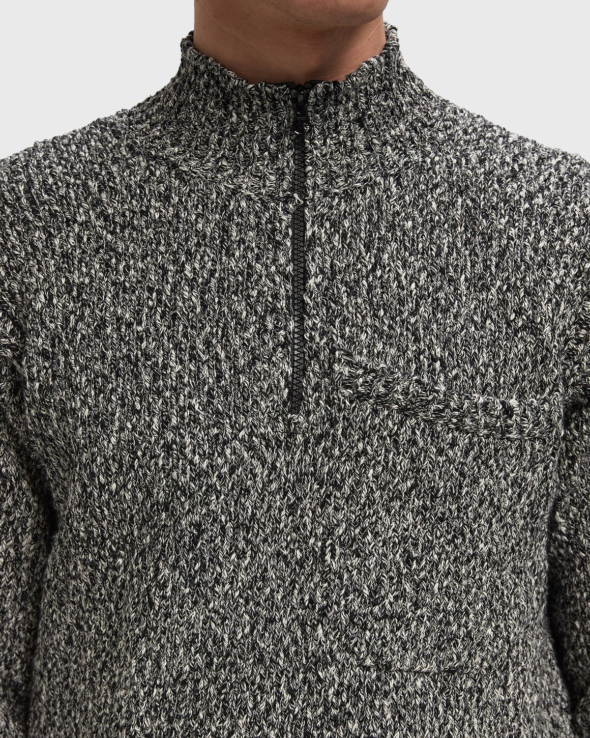 Stone Island KNIT HALF ZIP – Ansicht 3