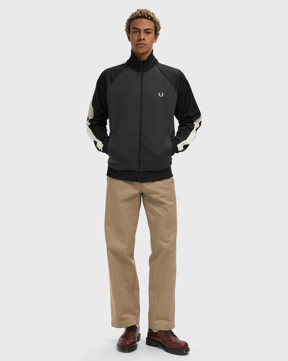 Fred Perry CONTRAST SLEEVE TRACK JACKET – Ansicht 2
