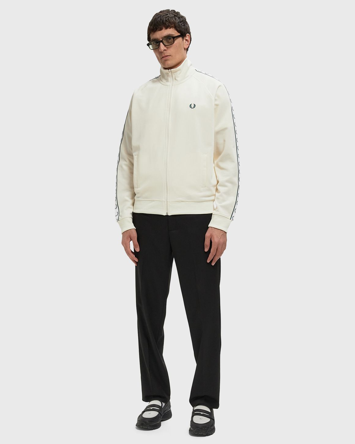 Fred Perry CONTRAST TAPE TRACK JACKET – Ansicht 2