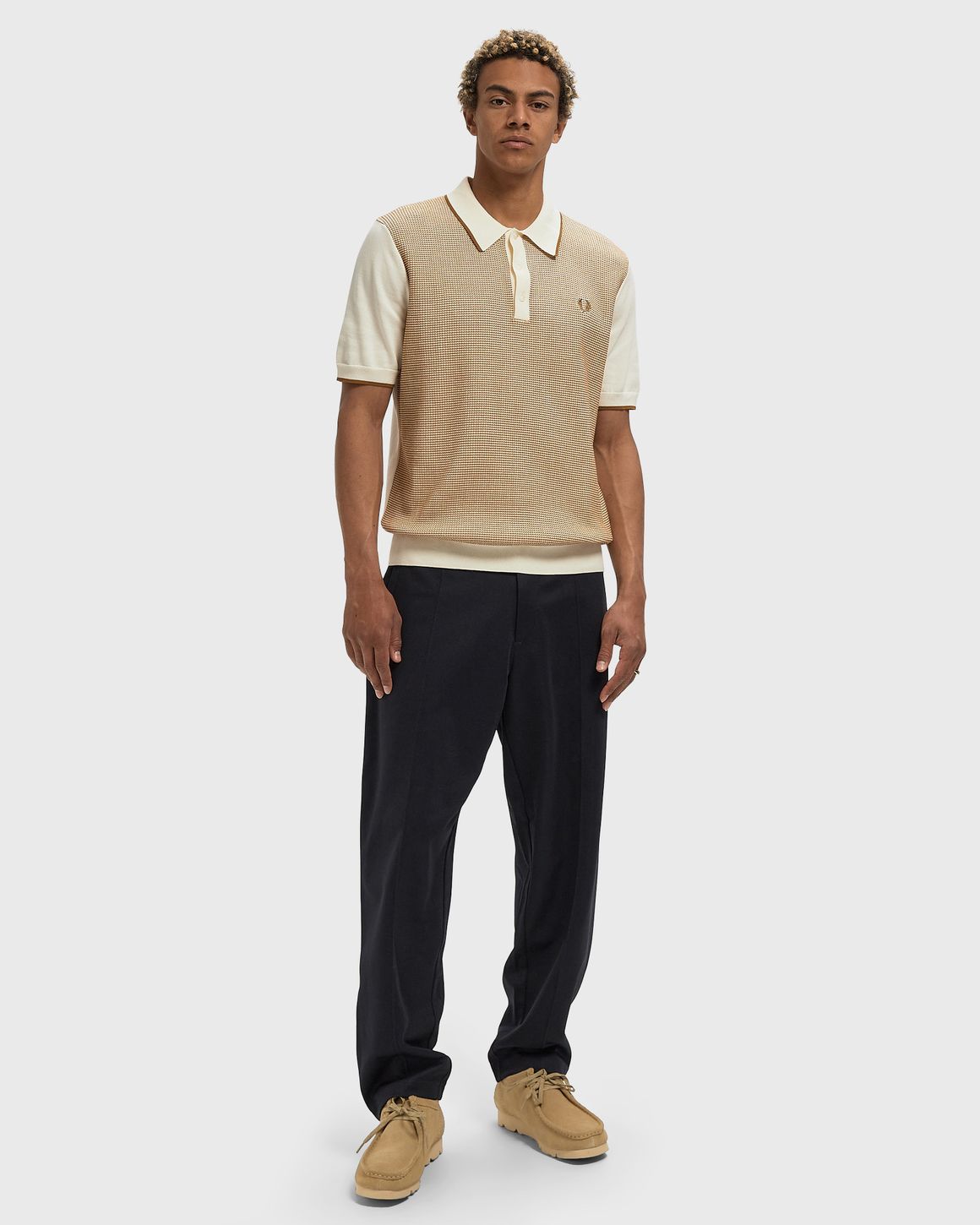 Fred Perry TONIC WAFFLE KNITTED SHIRT – Ansicht 2