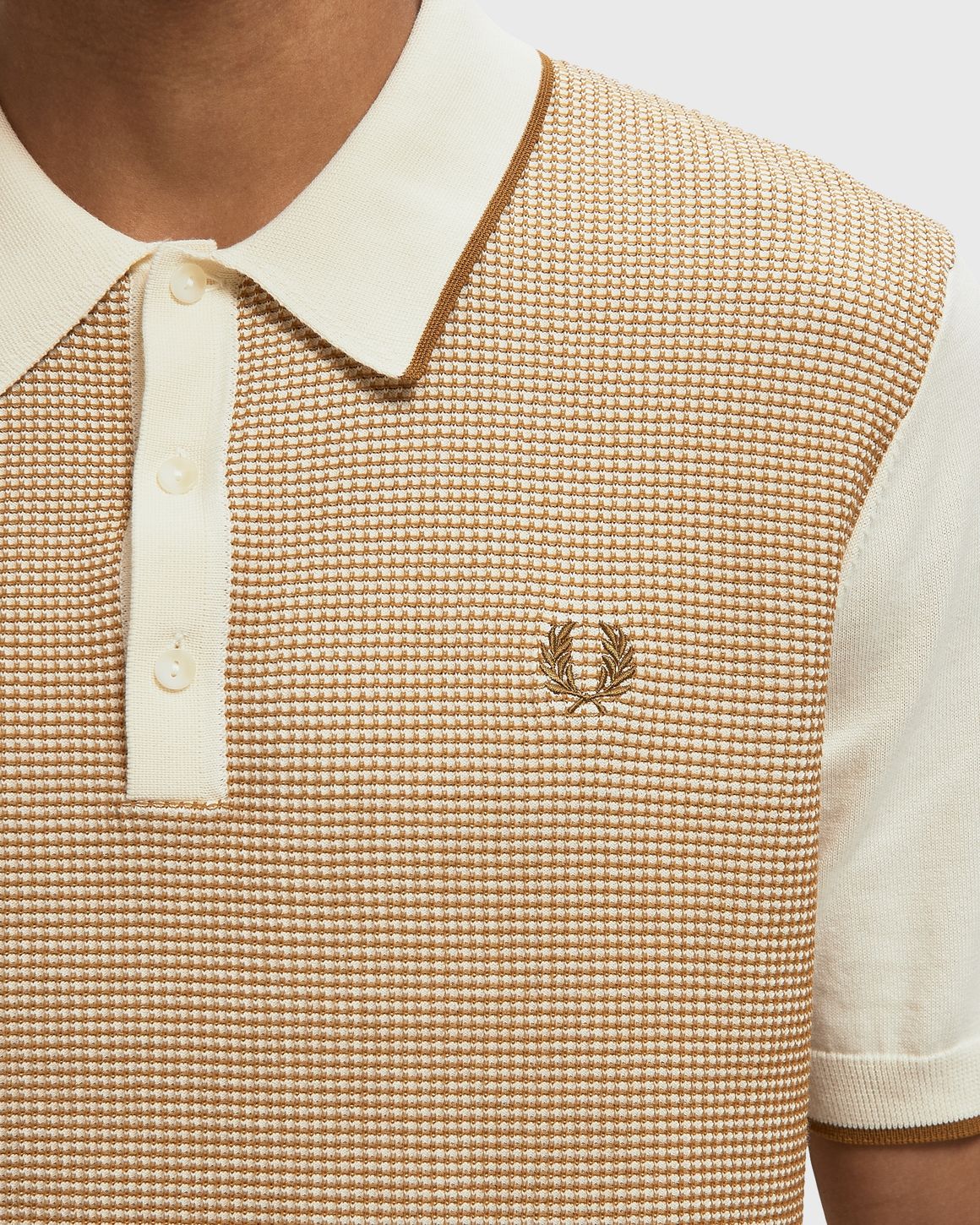 Fred Perry TONIC WAFFLE KNITTED SHIRT – Ansicht 4