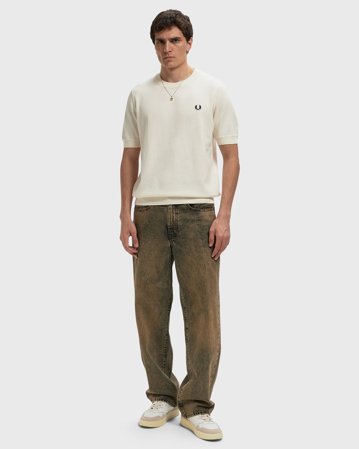 Fred Perry COTTON KNITTED T-SHIRT – Ansicht 2