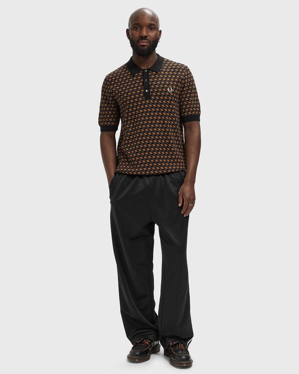 Fred Perry GEOMETRIC KNITTED SHIRT – Ansicht 2