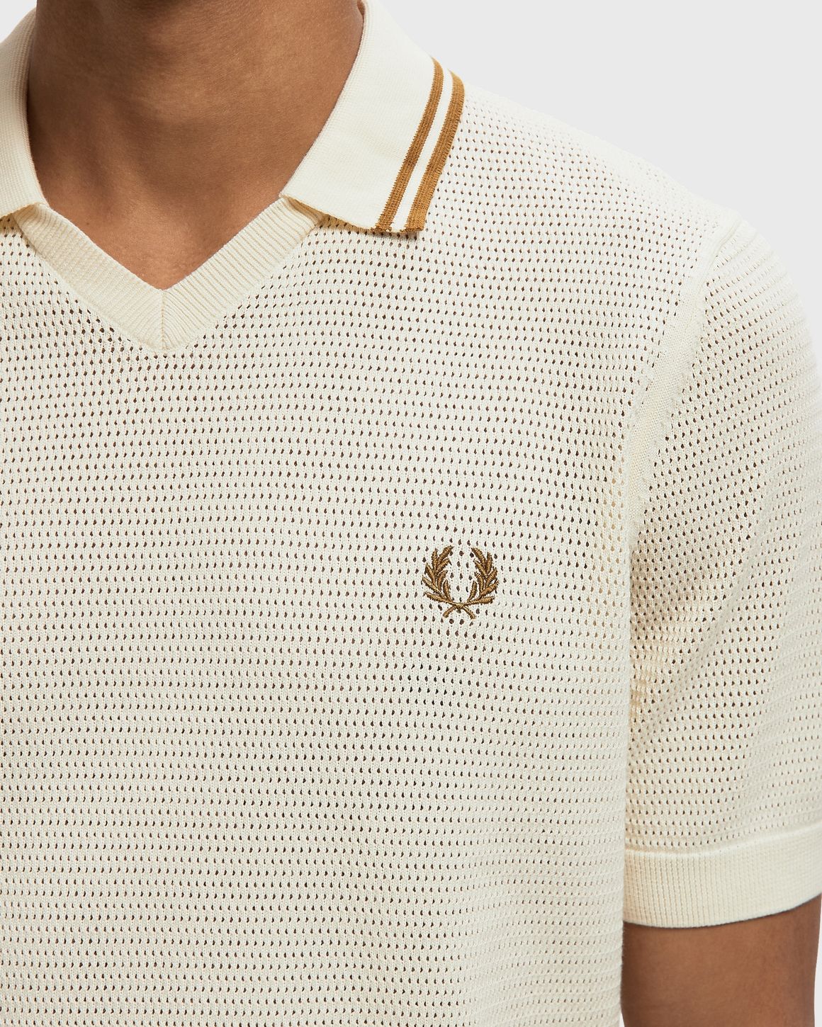 Fred Perry POINTELLE KNITTED SHIRT – Ansicht 3