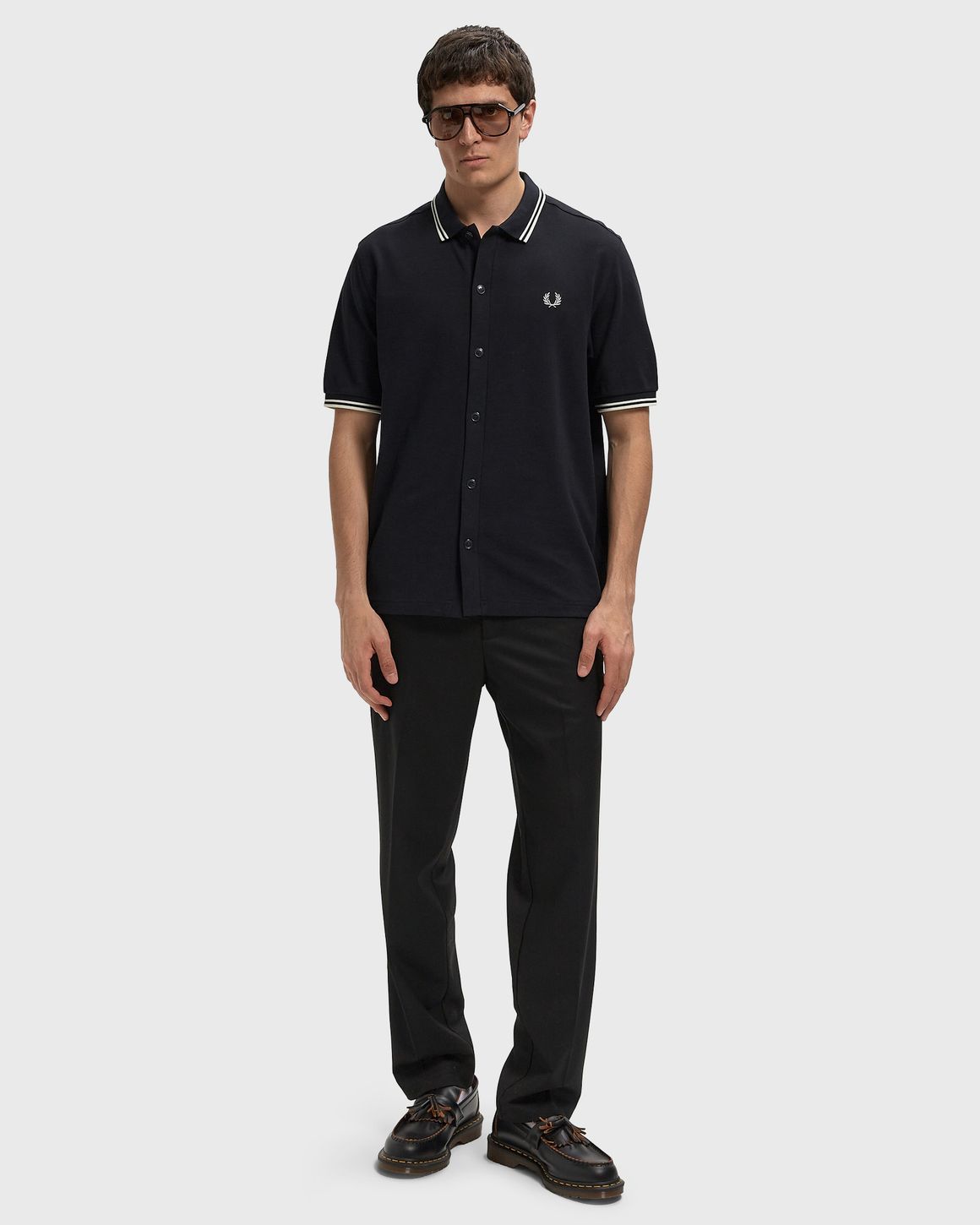 Fred Perry BUTTON THROUGH POLO SHIRT – Ansicht 2