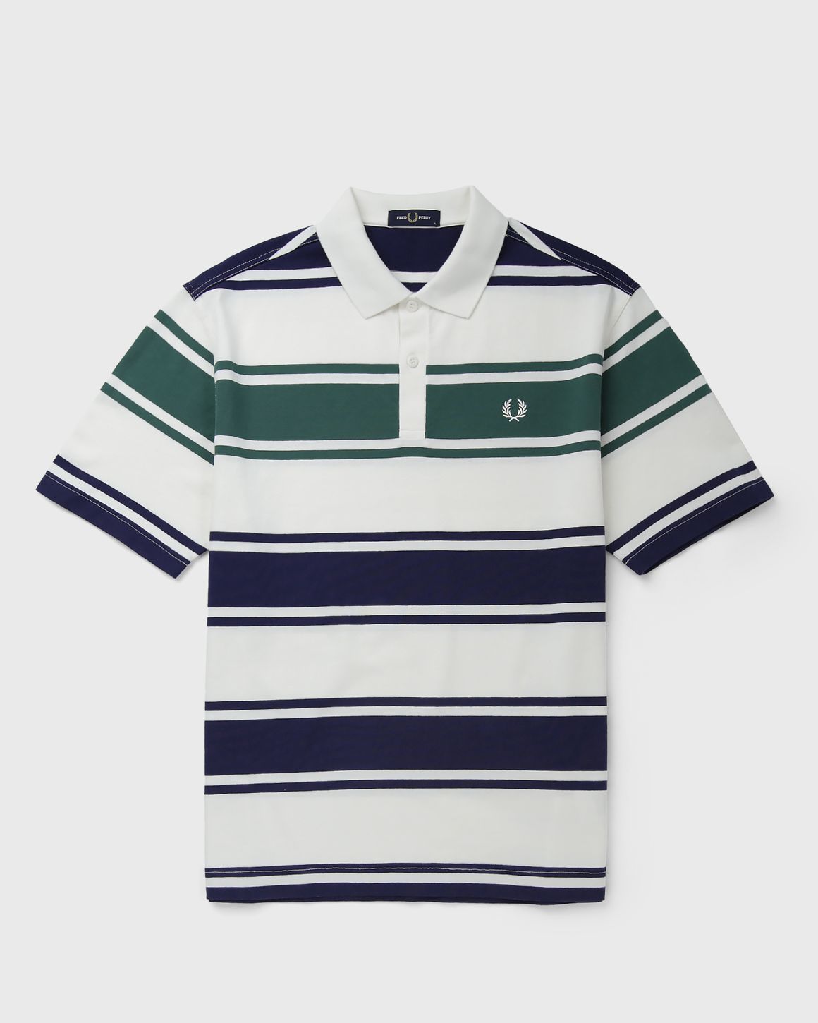 Fred Perry RELAXED STRIPED POLO SHIRT