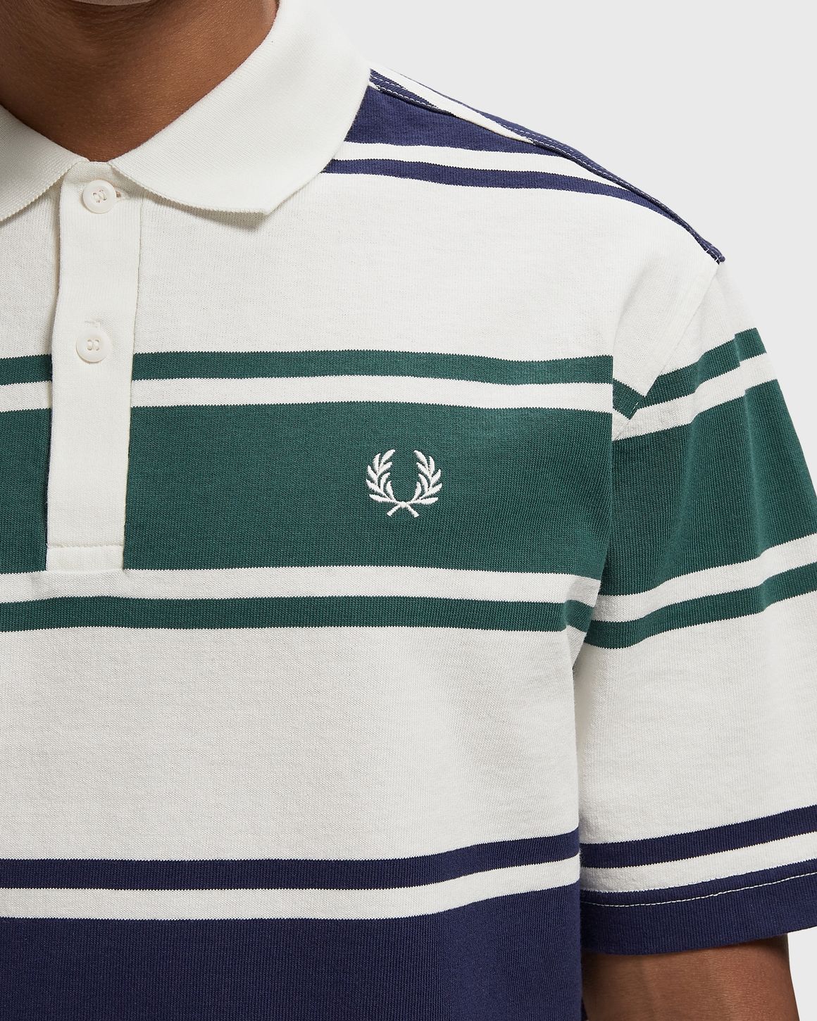 Fred Perry RELAXED STRIPED POLO SHIRT – Ansicht 4