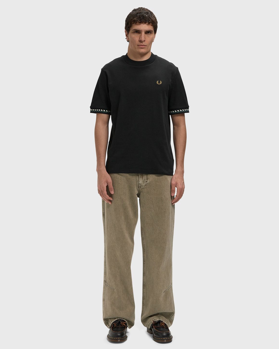 Fred Perry JACQUARD CUFF T-SHIRT – Ansicht 2
