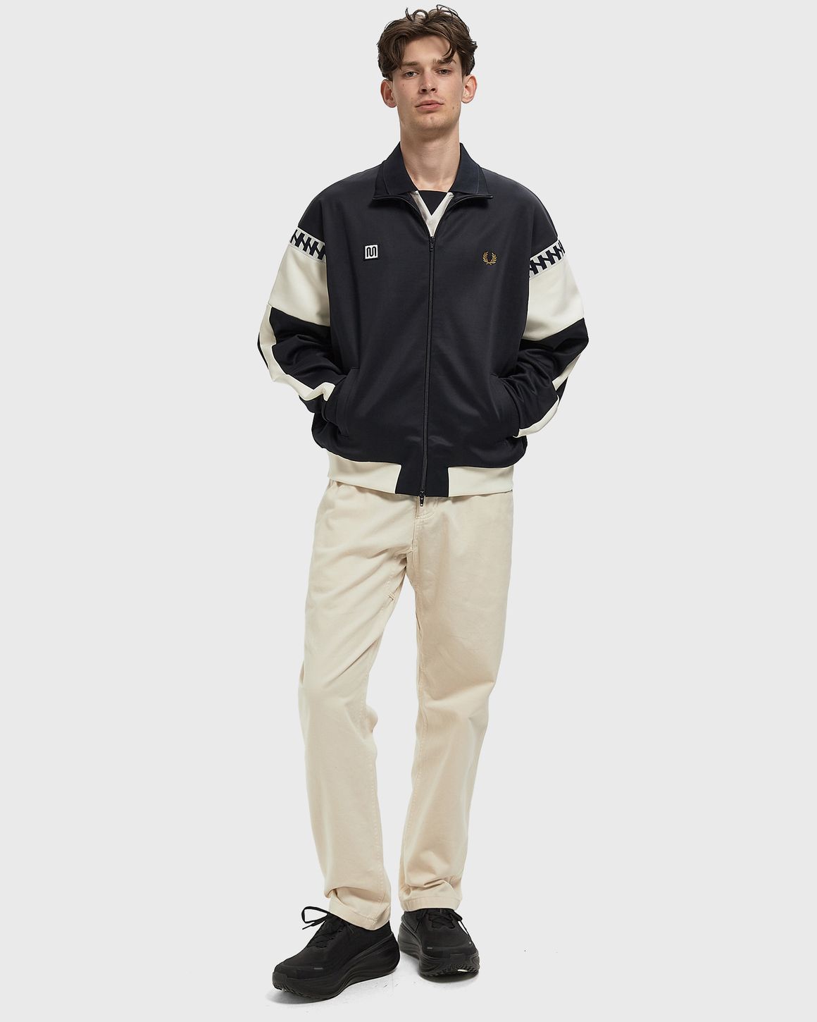 Fred Perry MEYBA CUT AND SEW TRACK JACKET – Ansicht 2
