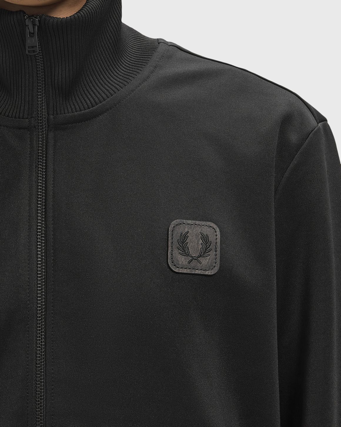 Fred Perry LEATHER PATCH TRACK JACKET – Ansicht 3