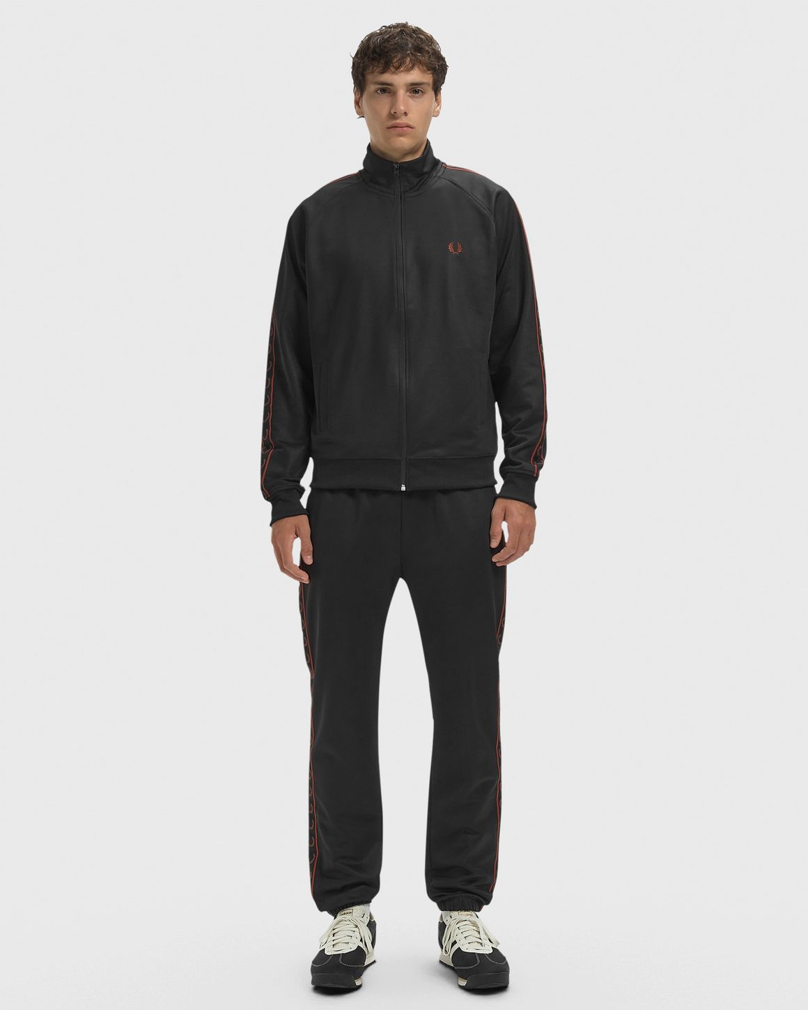 Fred Perry CONTRAST TAPE TRACK JACKET – Ansicht 2