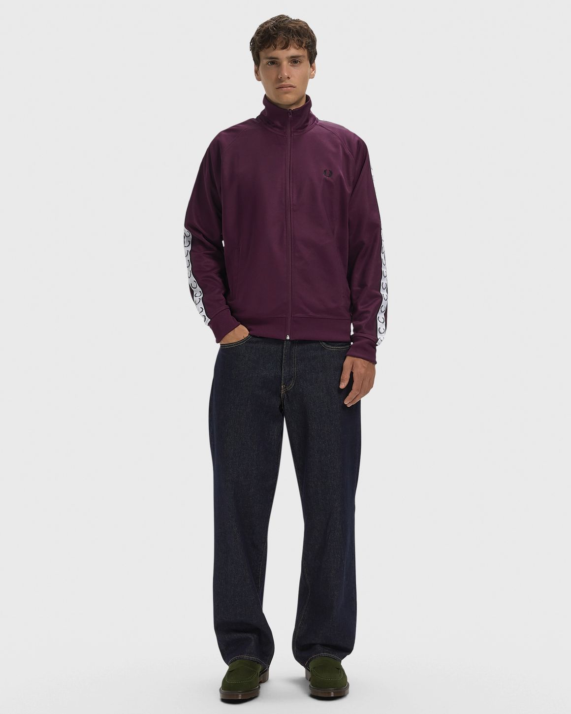 Fred Perry CONTRAST TAPE TRACK JACKET – Ansicht 2