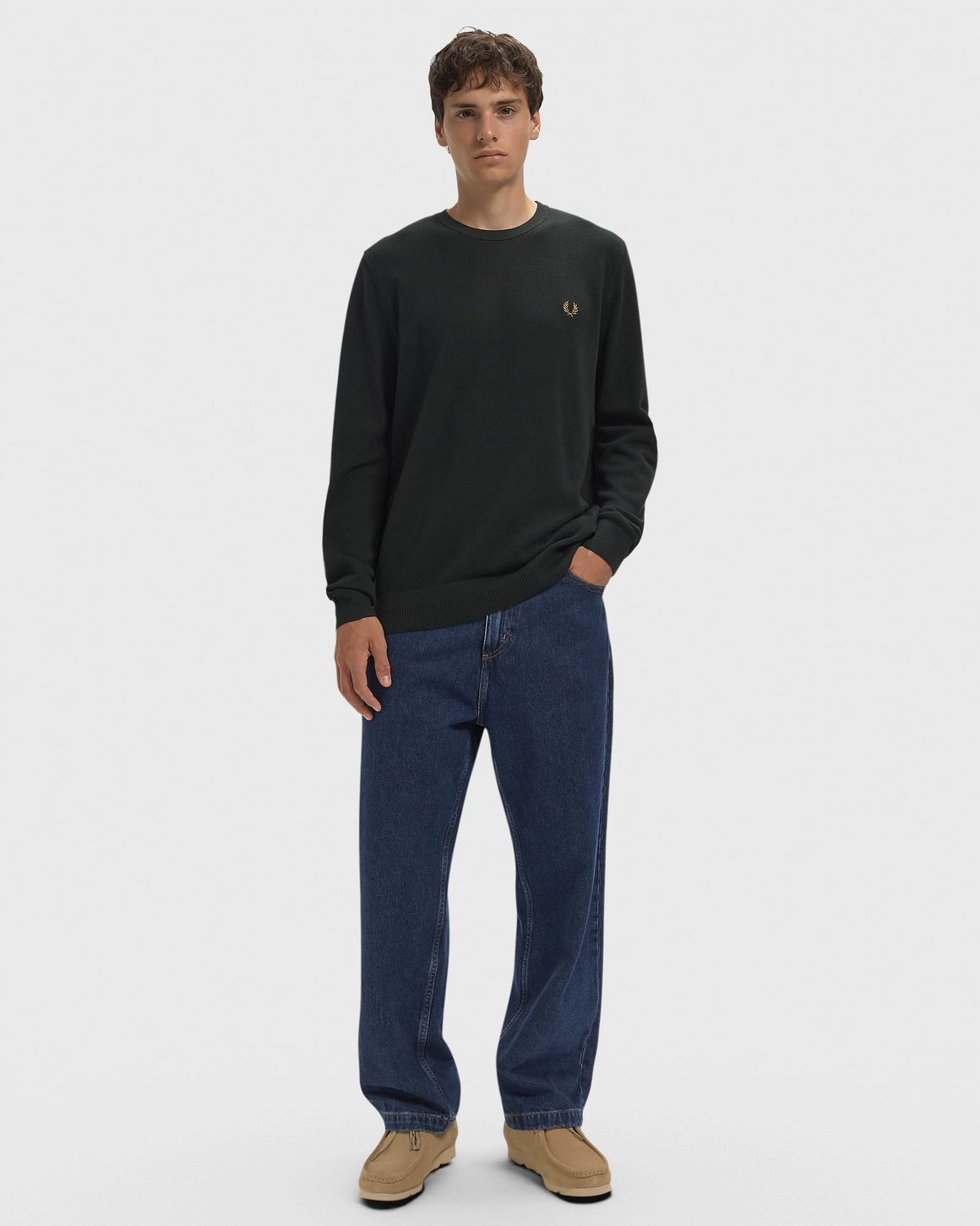 Fred Perry PIQUE STITCH JUMPER – Ansicht 2
