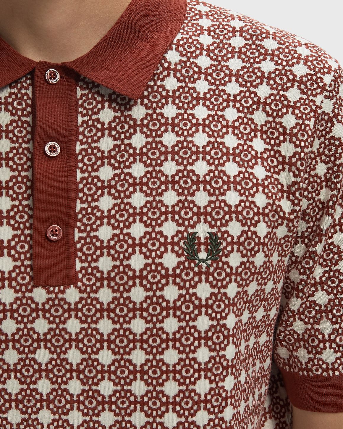 Fred Perry FLORAL JACQUARD SHIRT – Ansicht 3