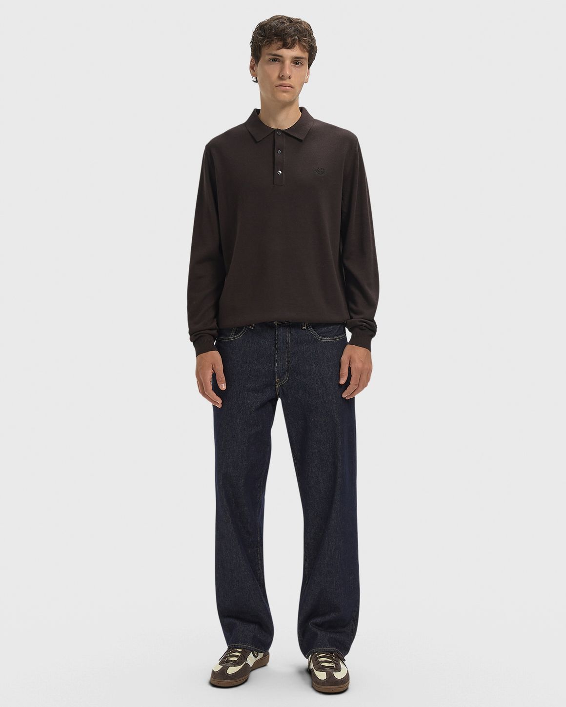 Fred Perry CLASSIC KNITTED SHIRT LS – Ansicht 2