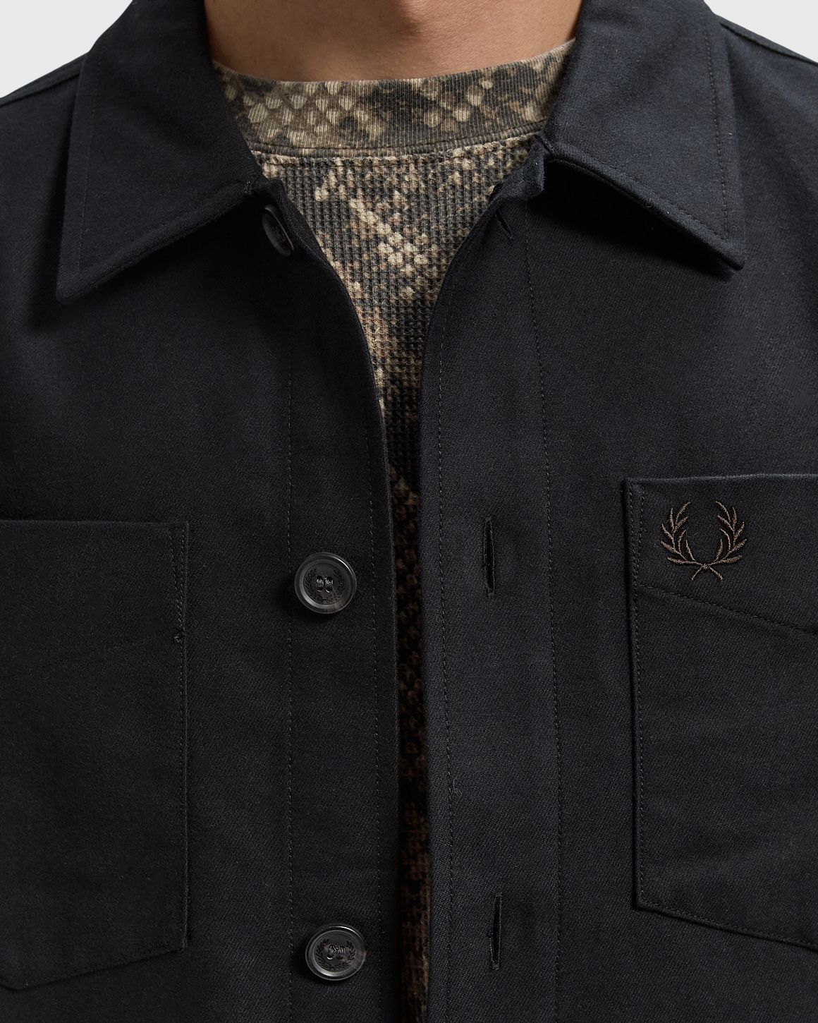 Fred Perry BRUSHED TWILL OVERSHIRT – Ansicht 3