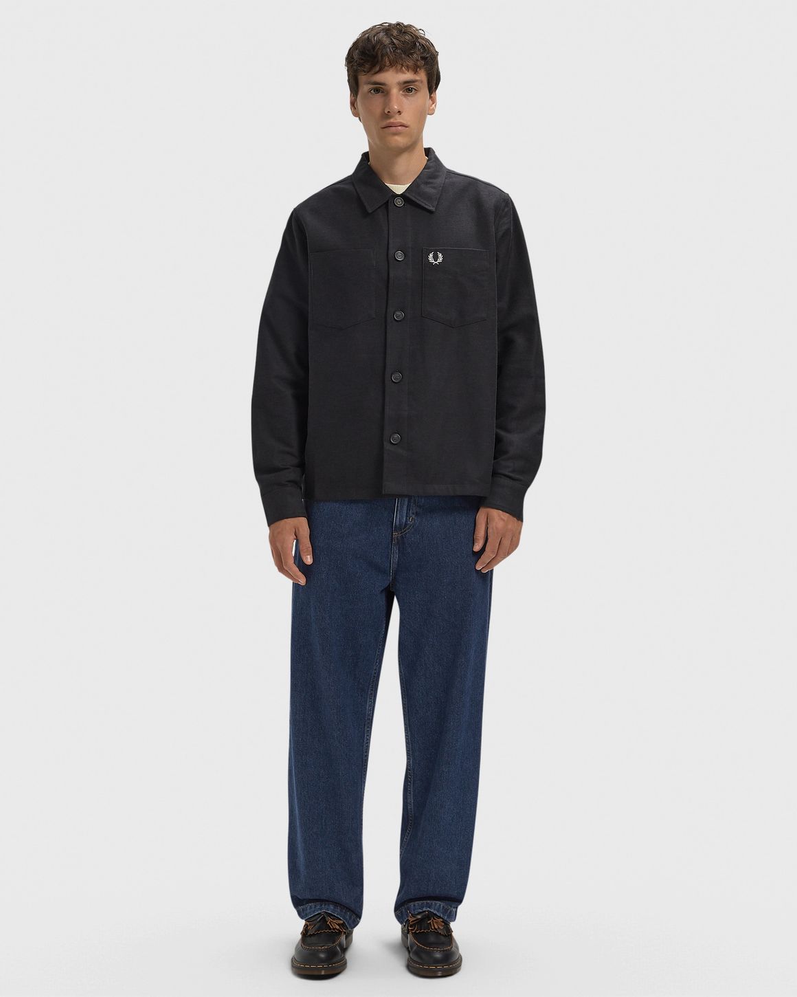 Fred Perry BRUSHED TWILL OVERSHIRT – Ansicht 2