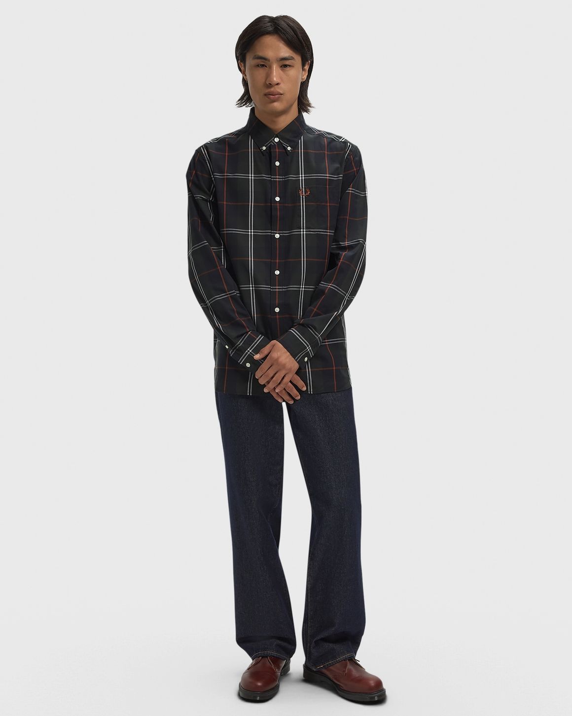 Fred Perry POPLIN TARTAN SHIRT – Ansicht 2