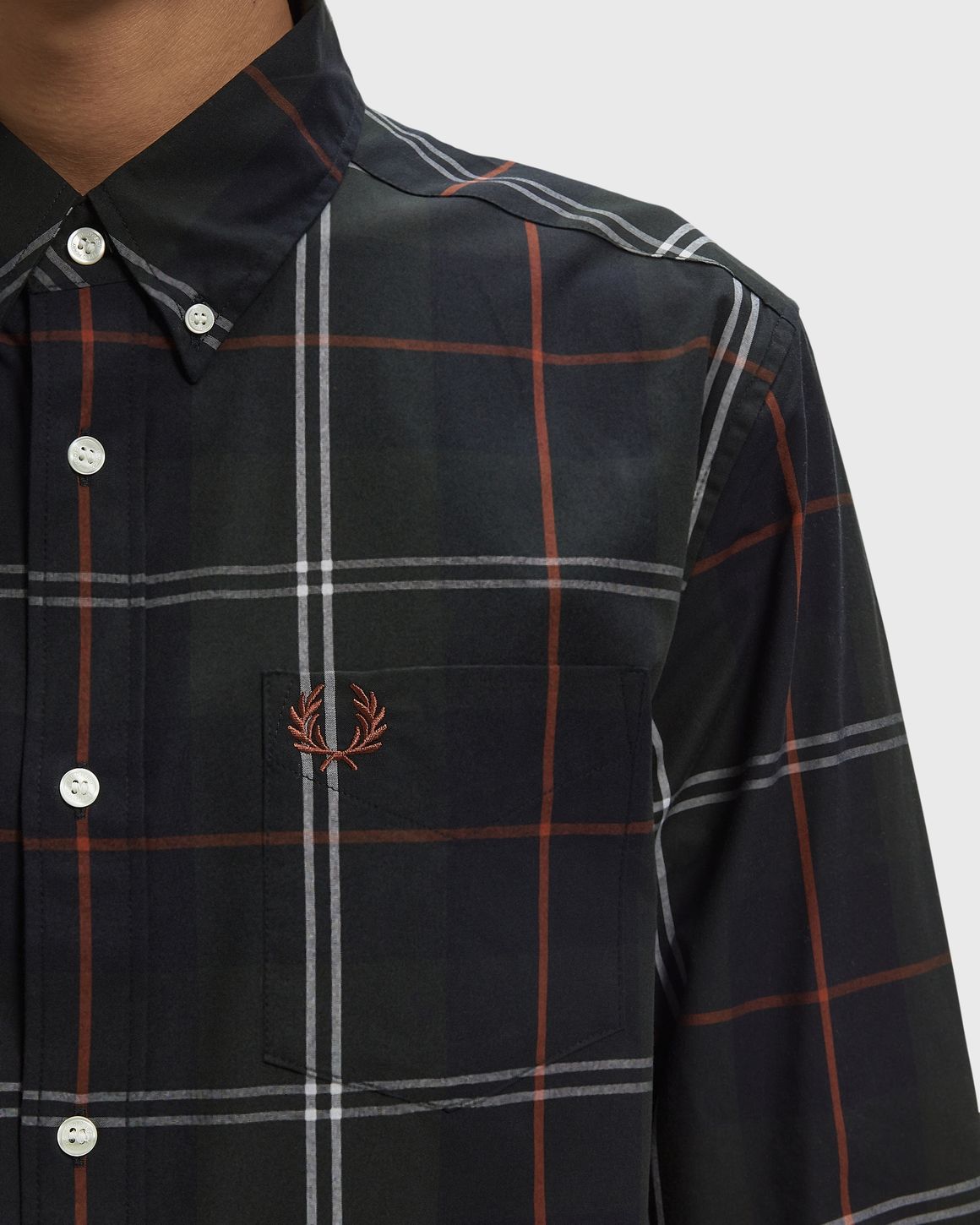 Fred Perry POPLIN TARTAN SHIRT – Ansicht 4