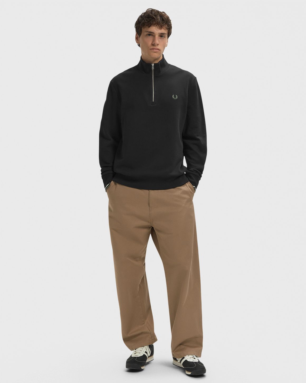 Fred Perry HALF ZIP SWEATSHIRT – Ansicht 2