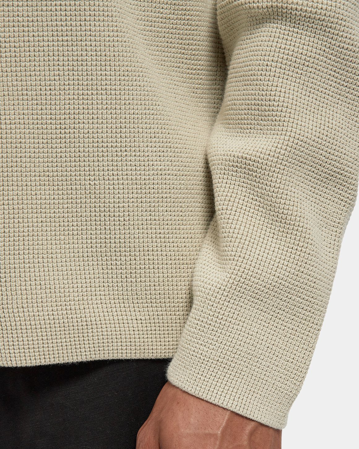 C.P. Company WAFFLE KNIT COTTON CREWNECK LENS SWEATER – Ansicht 5
