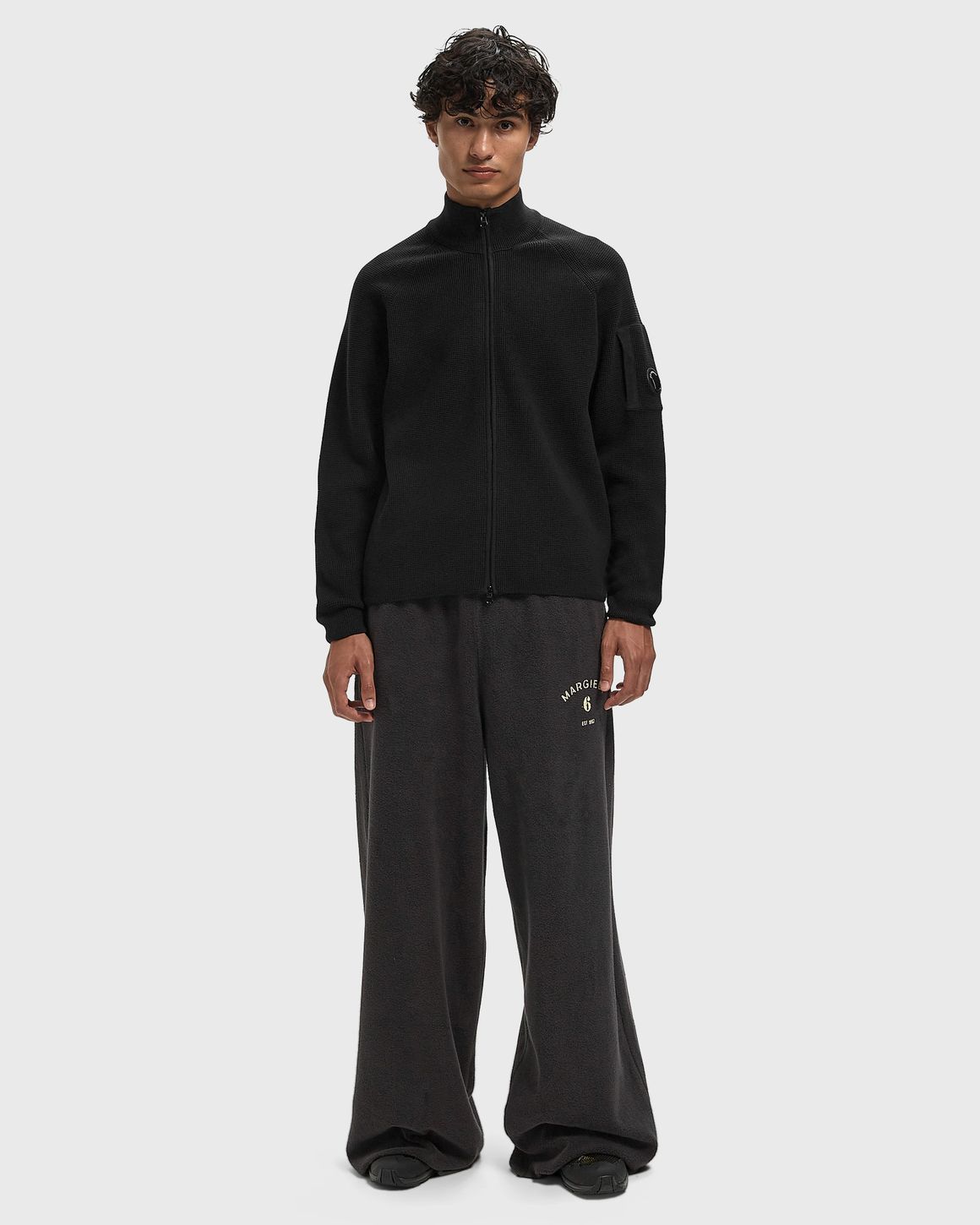 C.P. Company WAFFLE KNIT COTTON ZIP LENS CARDIGAN – Ansicht 2