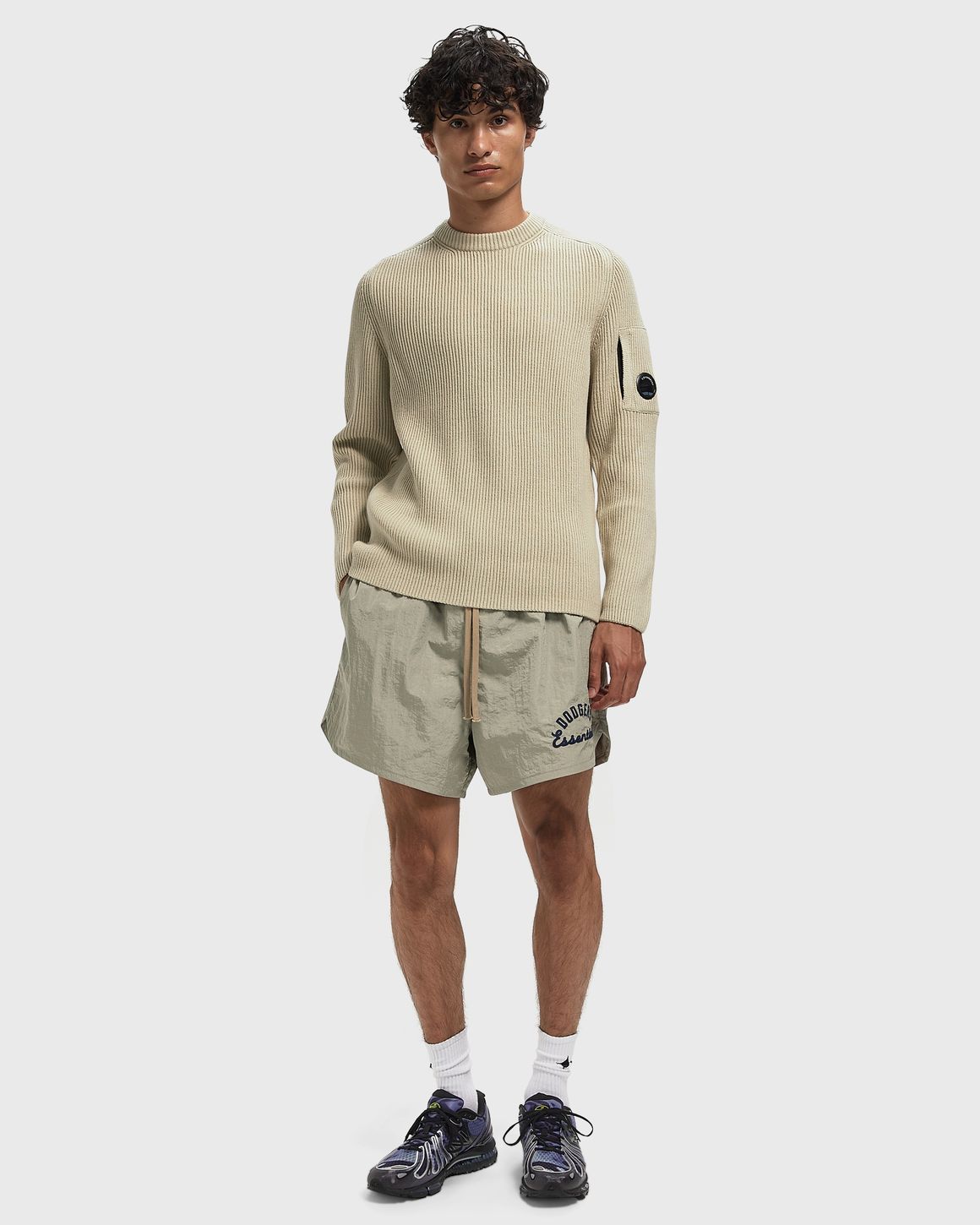 C.P. Company FULL RIB COTTON CREWNECK LENS SWEATER – Ansicht 2