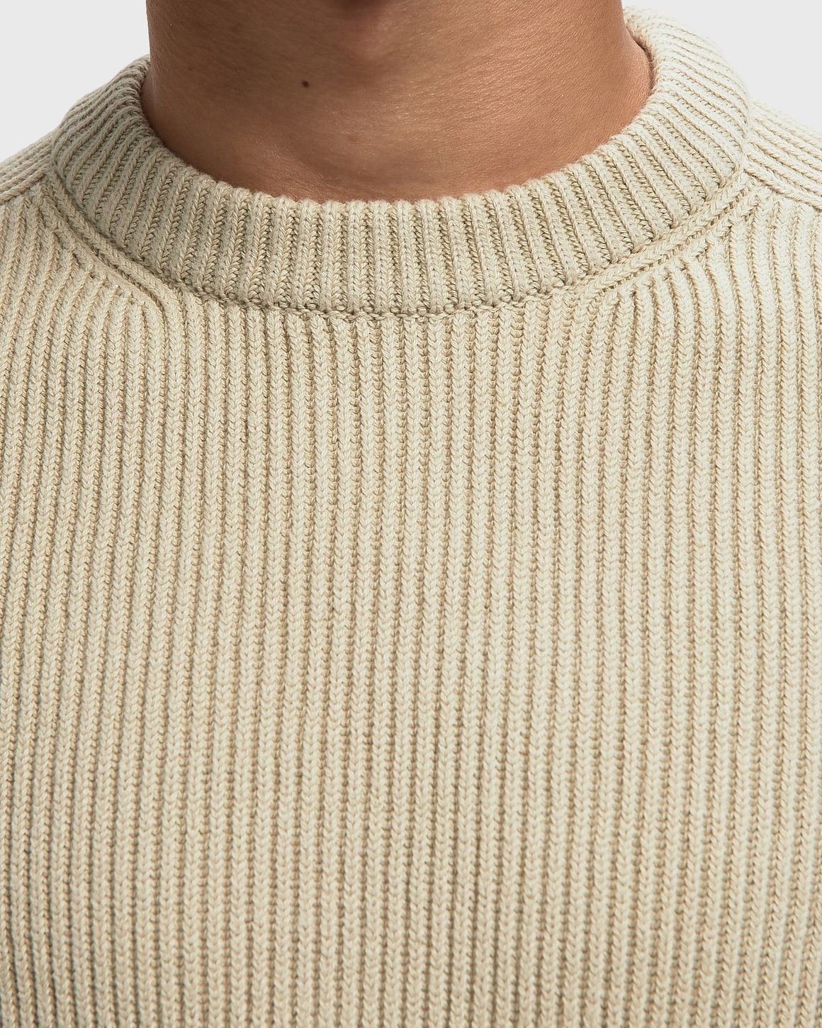 C.P. Company FULL RIB COTTON CREWNECK LENS SWEATER – Ansicht 4