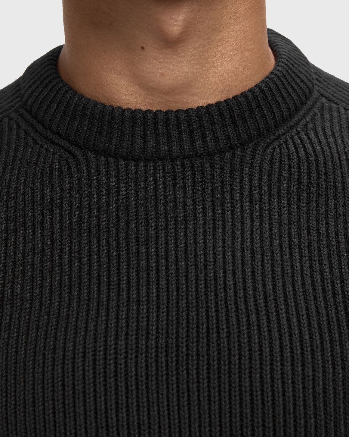 C.P. Company FULL RIB COTTON CREWNECK LENS SWEATER – Ansicht 4