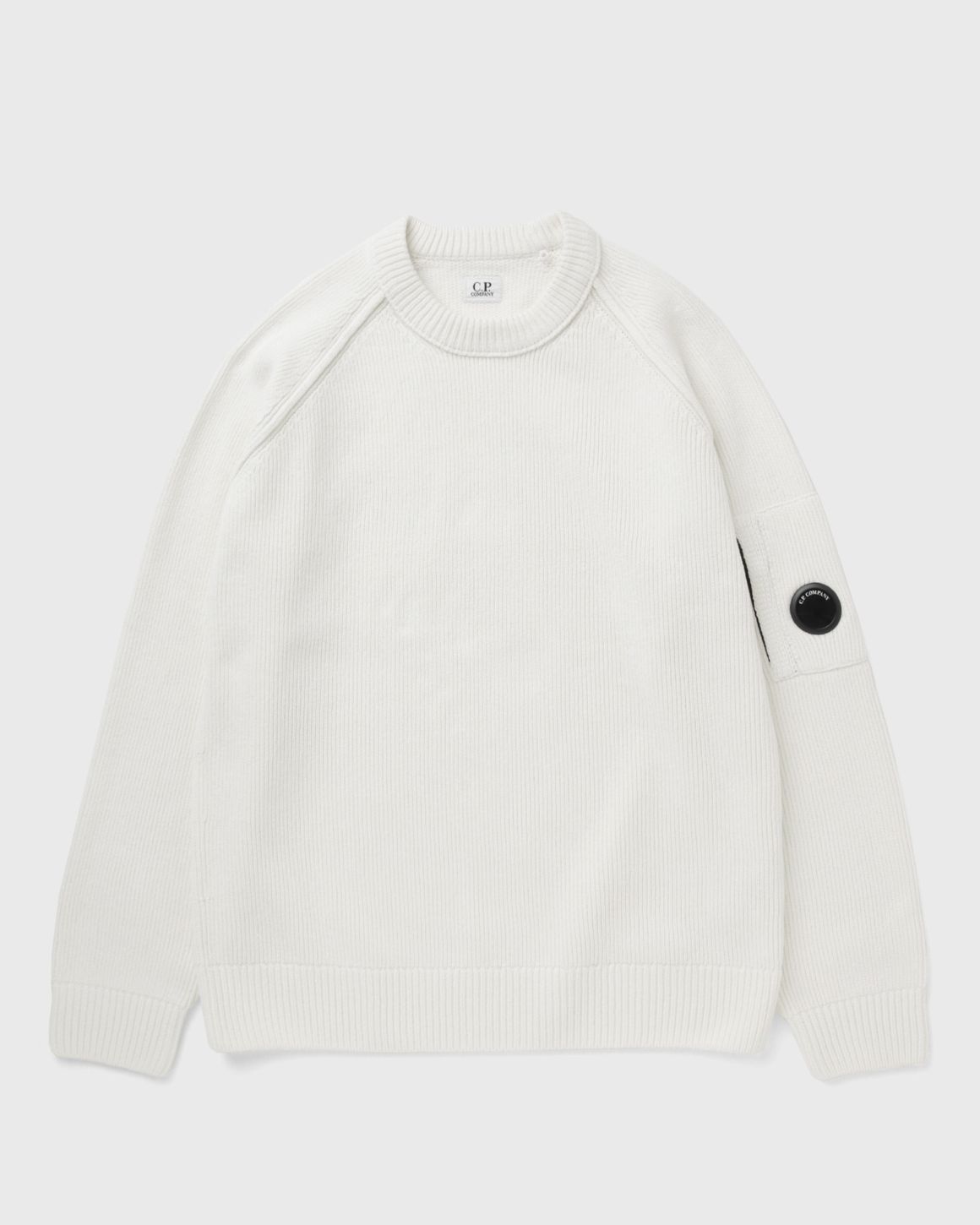 C.P. Company CHENILLE COTTON CREWNECK LENS SWEATER
