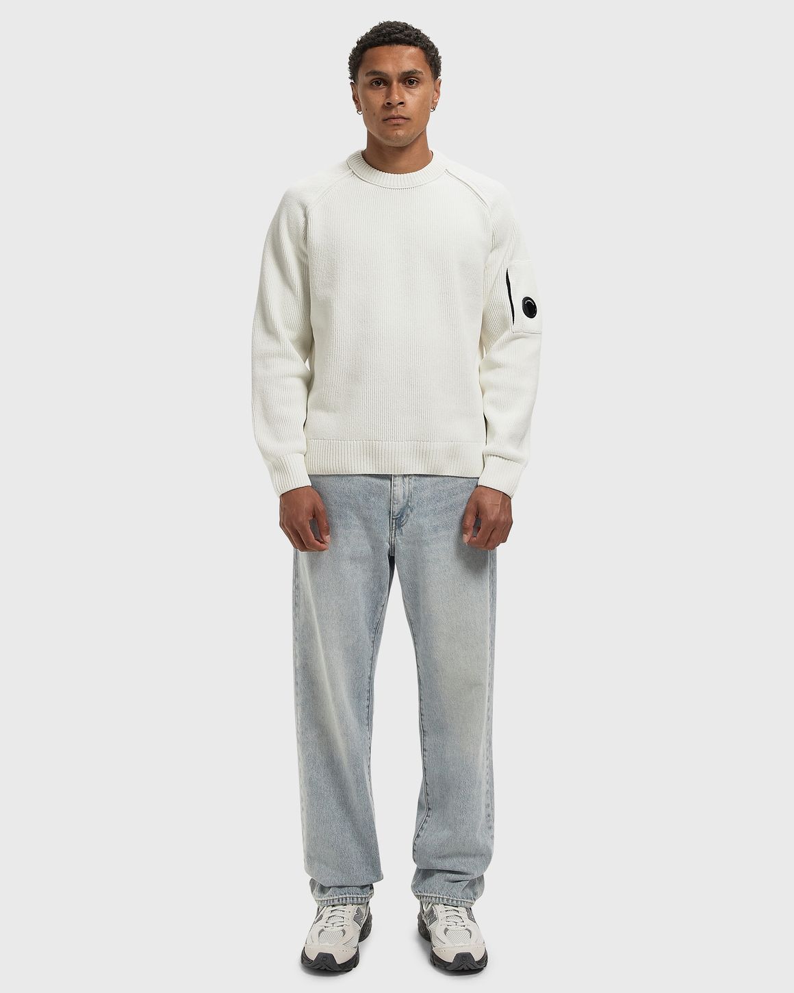 C.P. Company CHENILLE COTTON CREWNECK LENS SWEATER – Ansicht 2