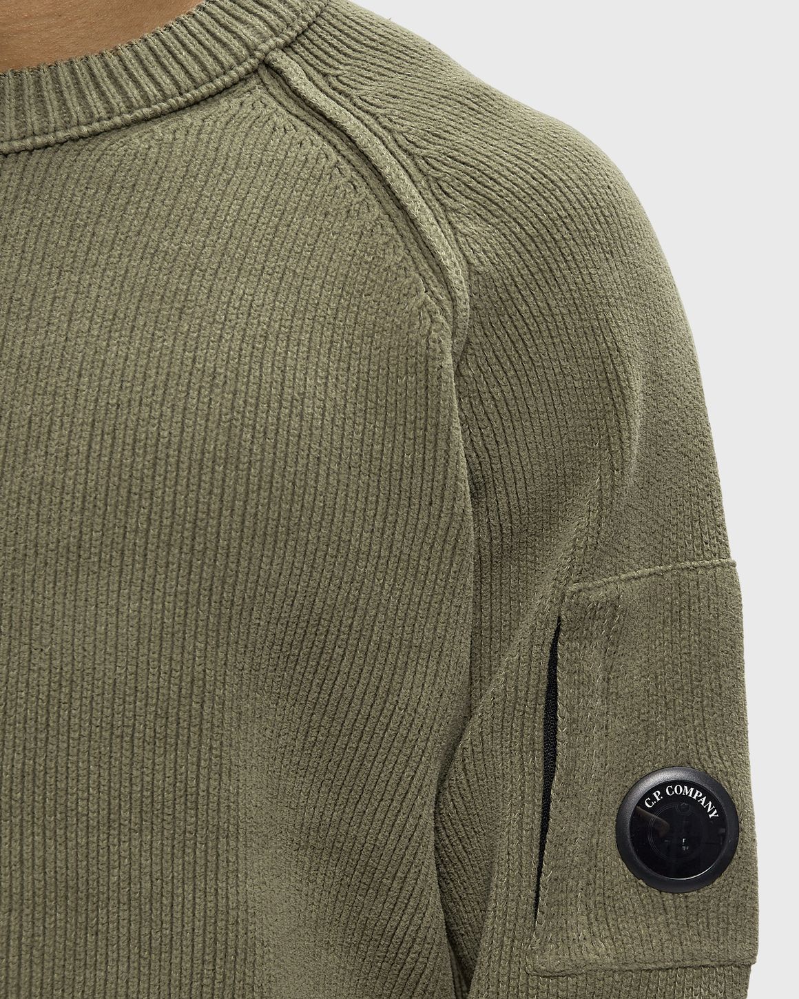C.P. Company CHENILLE COTTON CREWNECK LENS SWEATER – Ansicht 4