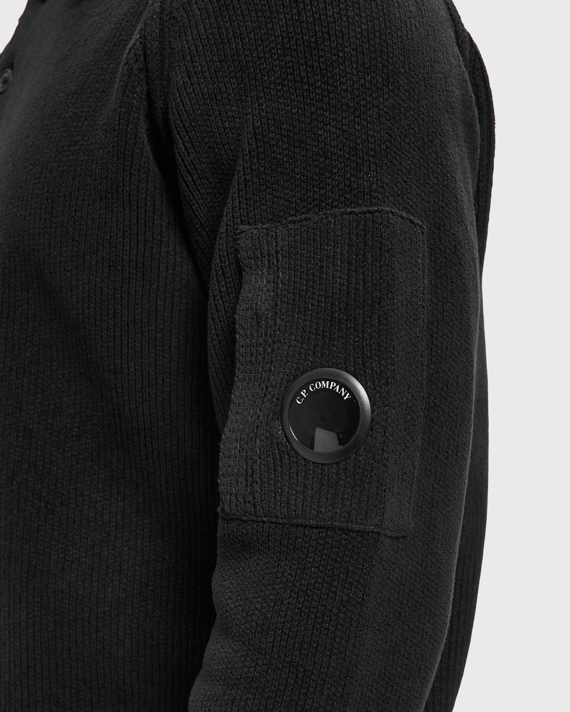 C.P. Company CHENILLE COTTON POLO SWEATER – Ansicht 5