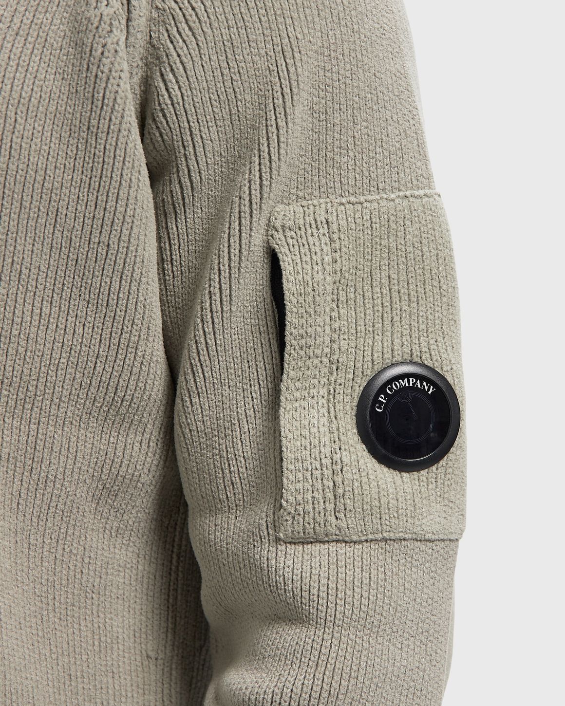 C.P. Company CHENILLE COTTON POLO SWEATER – Ansicht 5