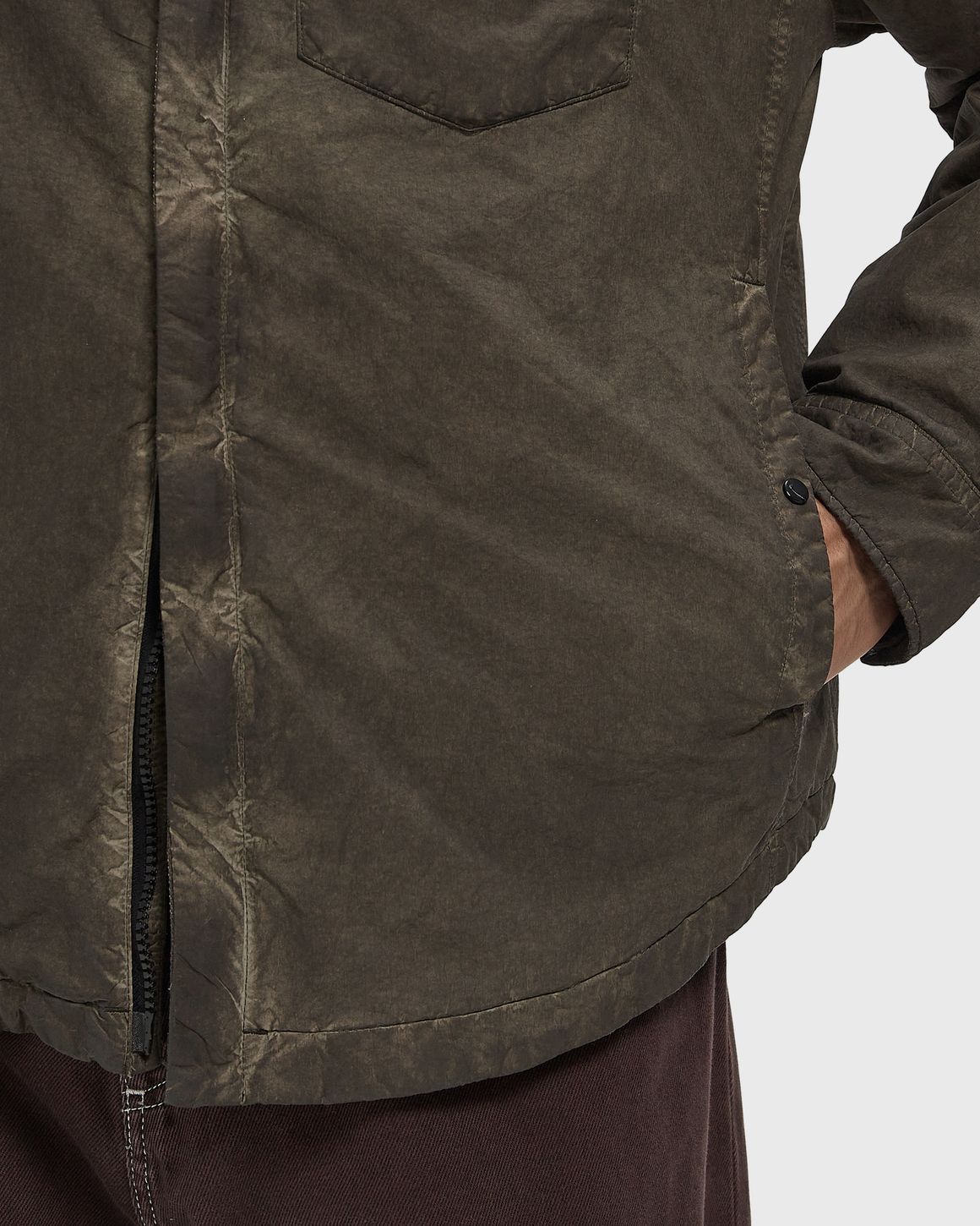 C.P. Company FLATT NYLON PADDED ZIPPED OVERSHIRT – Ansicht 4