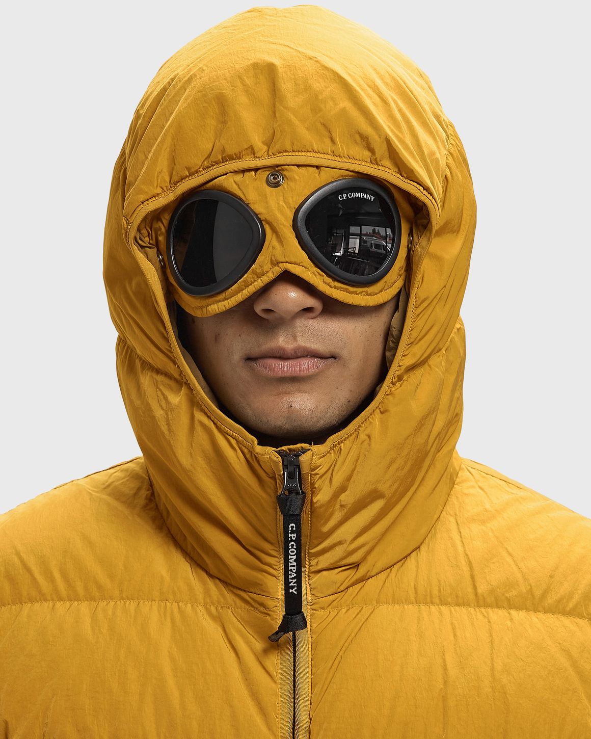 C.P. Company CHROME-R GOGGLE DOWN JACKET – Ansicht 4