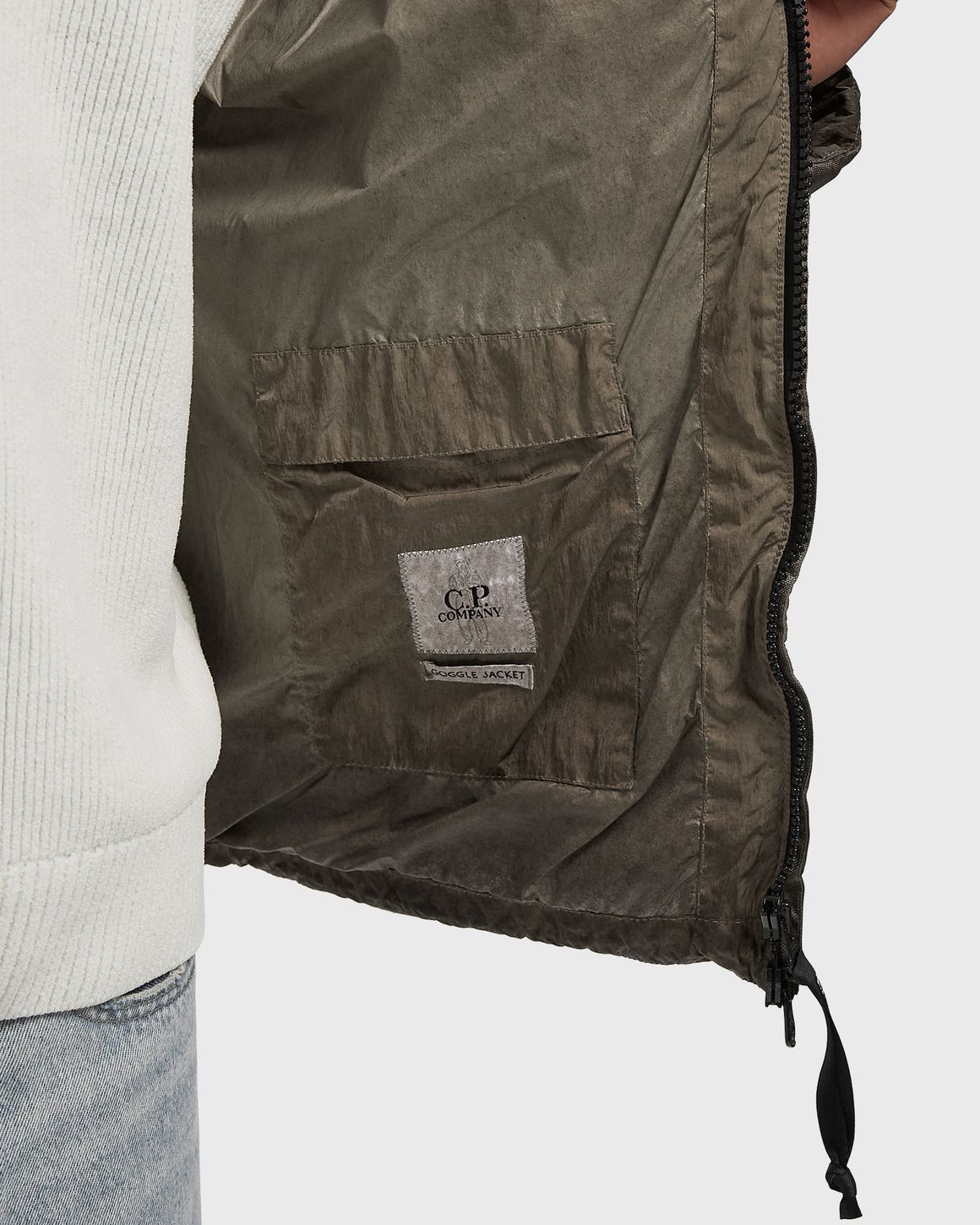 C.P. Company ECO-CHROME R MIXED GOGGLE DOWN JACKET – Ansicht 6