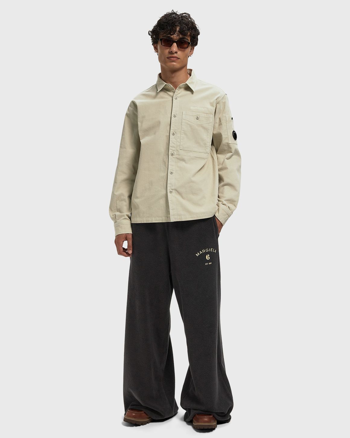 C.P. Company CORDUROY LONG SLEEVE BUTTON LENS SHIRT – Ansicht 2