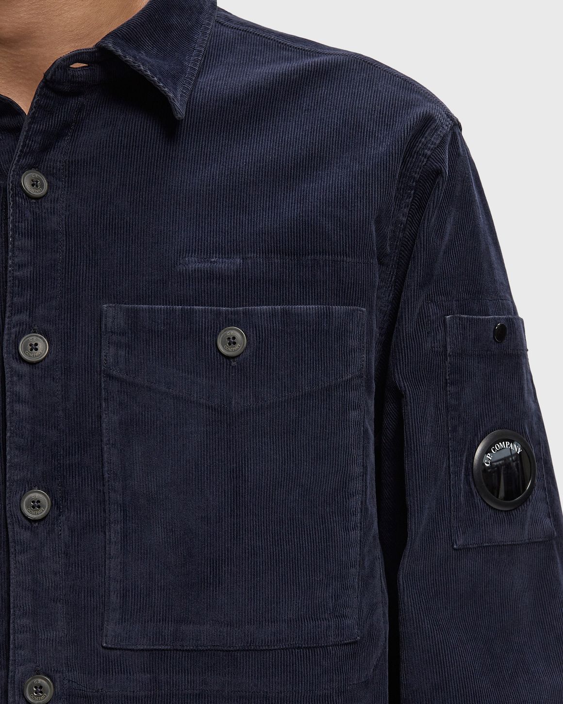 C.P. Company CORDUROY LONG SLEEVE BUTTON LENS SHIRT – Ansicht 4